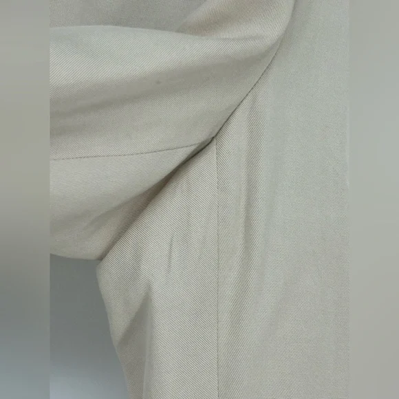 "NWT"Ann Tayor The Pull on Pant High Rise Ankle Beige Lyocell Sz.XXS Petite - Picture 11 of 12